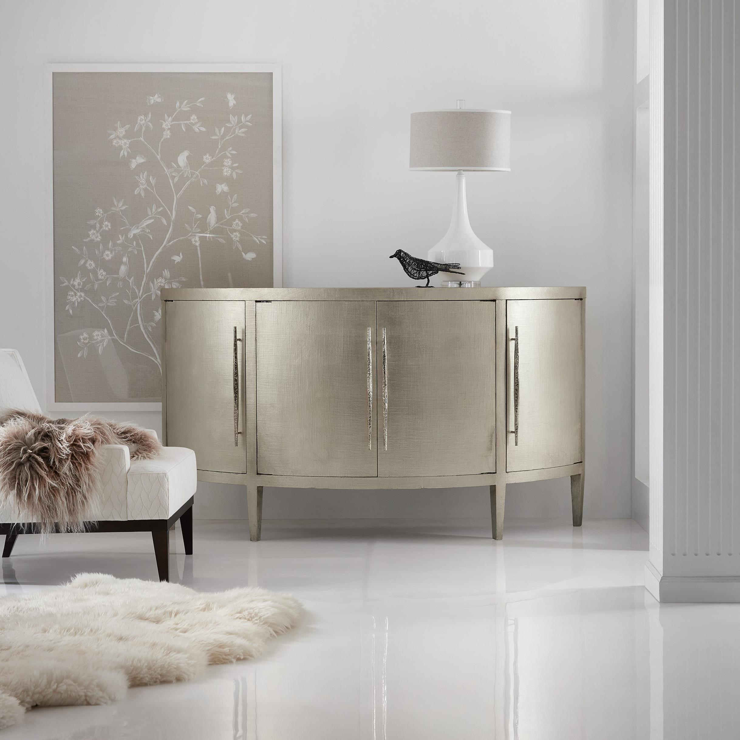 Hooker Furniture Melange 638 85555 95 Contemporary 4 Door Credenza